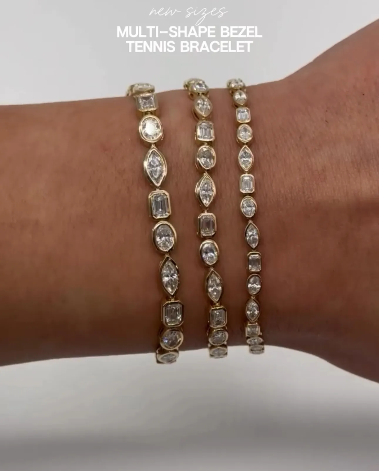 Mixed-shape bracelets